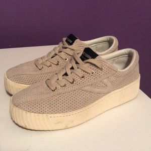 Only worn once! Still has tags! Platform sneakers!